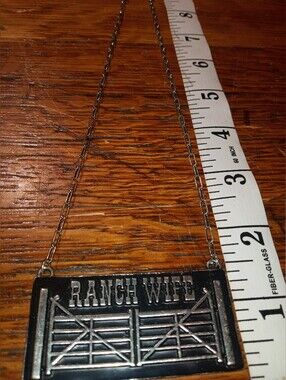 Tipi Ranch Wife Silver-Plated Pendant Necklace